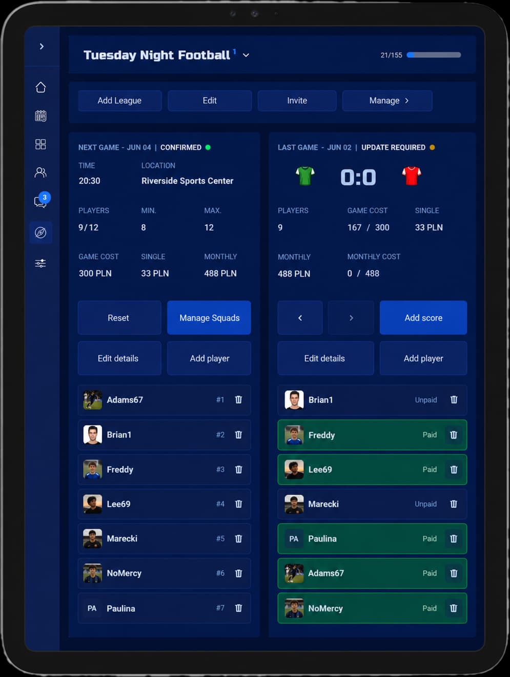 Kompetr tablet app preview